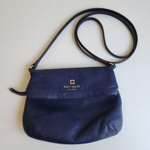 Kate Spade Blue Grant Park Small Crossbody Bag